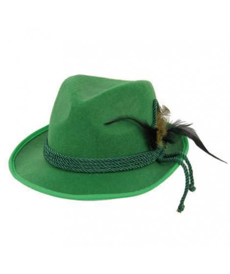 Tiroler hoed groen vilt / One-size