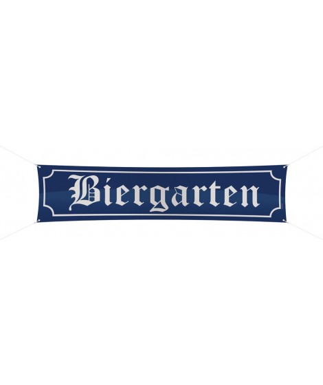 Banner Biergarten (180 x 40 cm)
